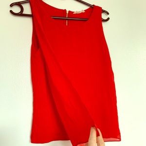 BRAND NEW RED TOP!! Bought in Paris and never used